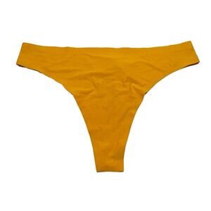Cheek Boss Thong yellow Size Large